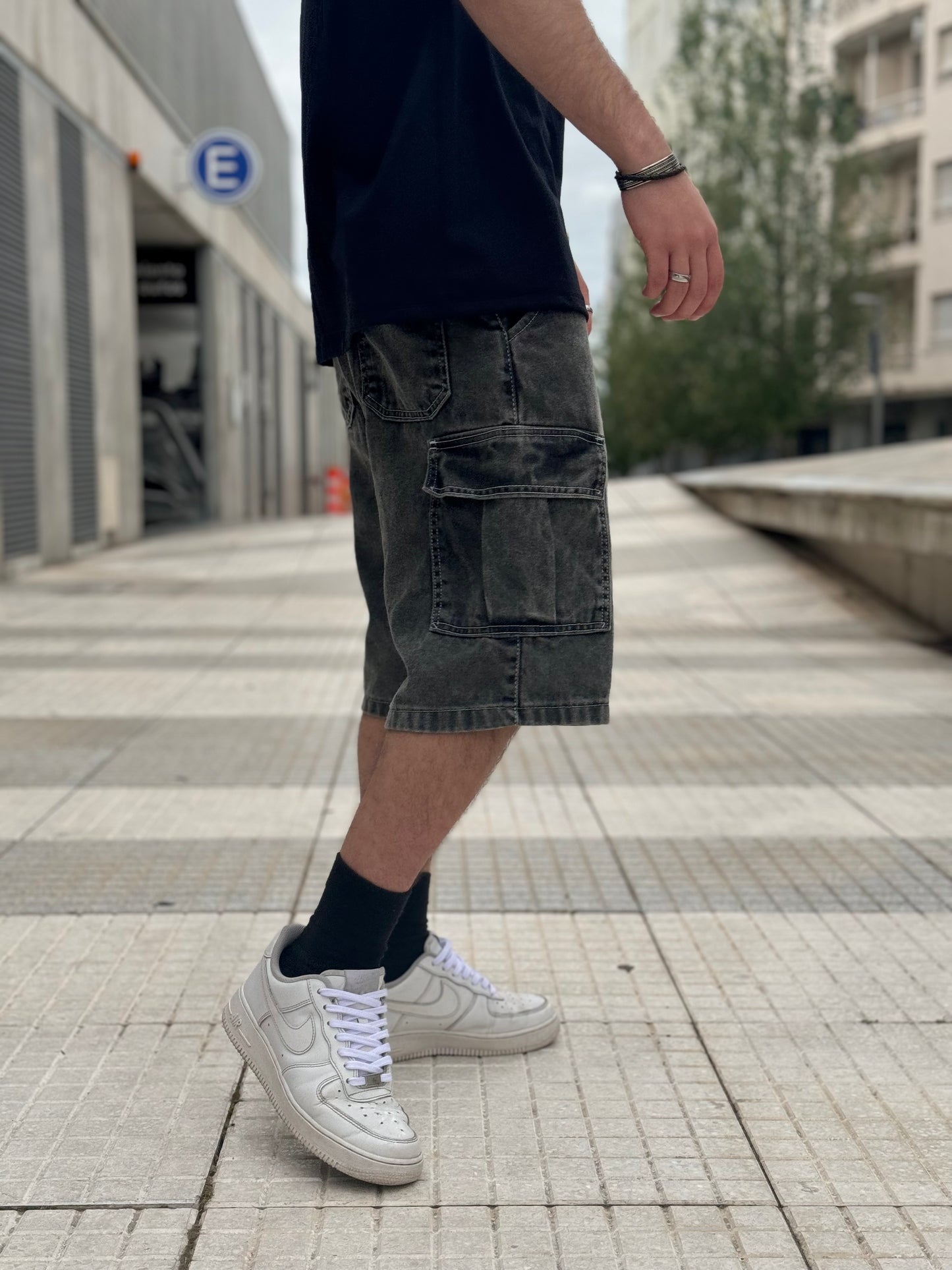 BERMUDA Baggy Cargo Washed