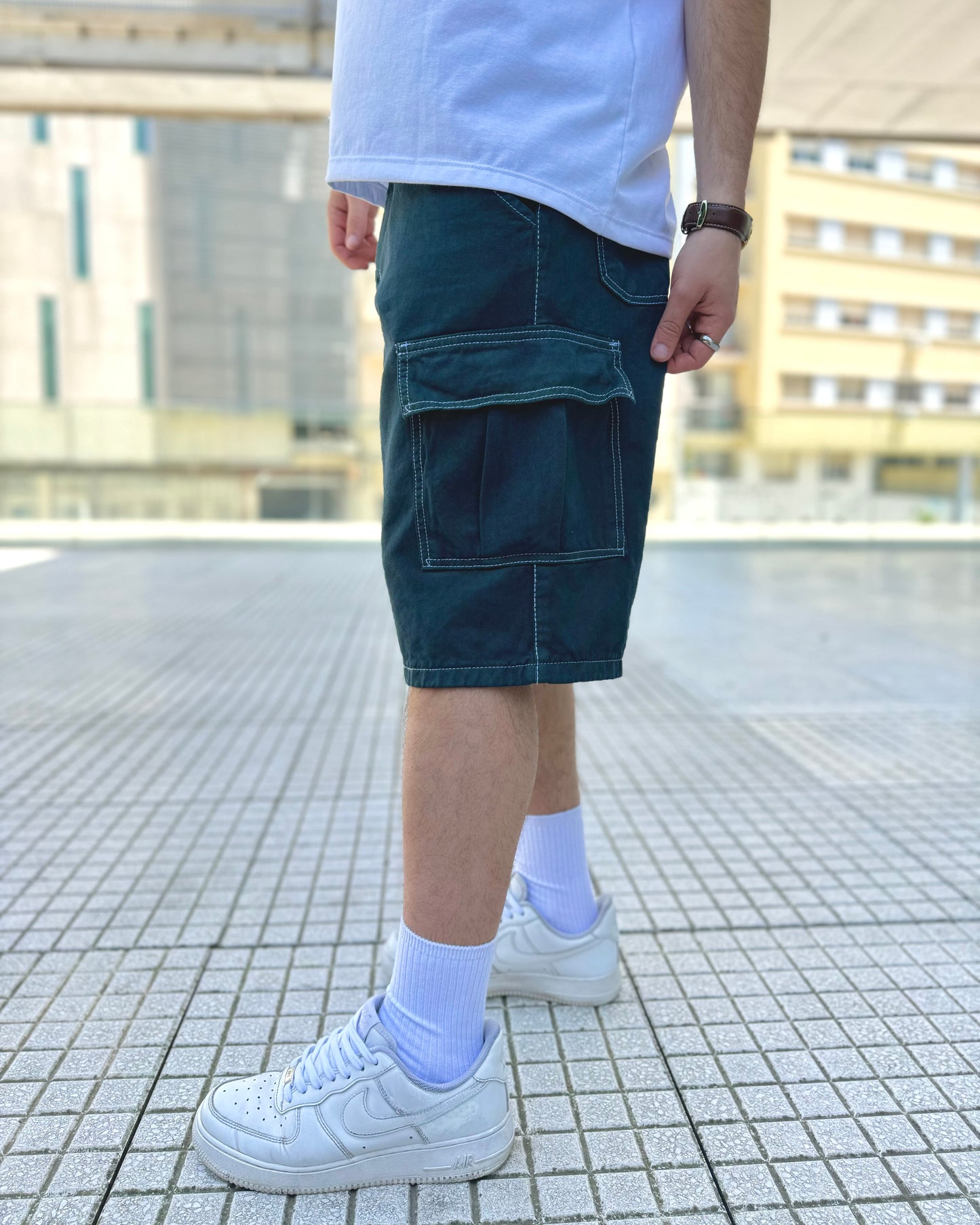 BERMUDA BAGGY cargo GARDEN