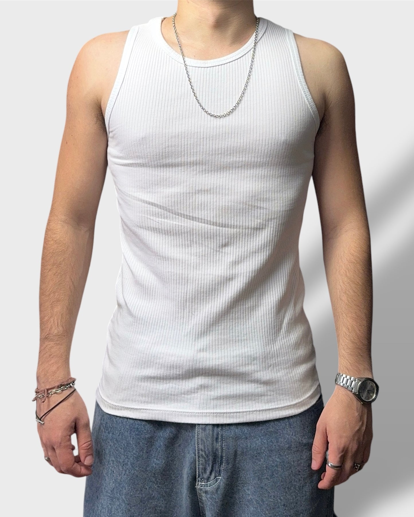 TANK TOP white