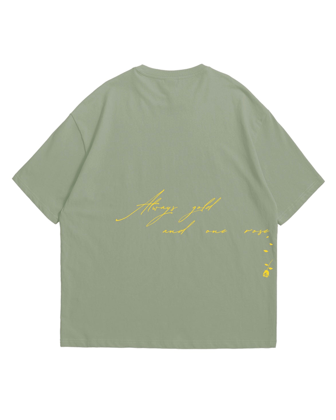 REMERA OVER-BOXY verde claro