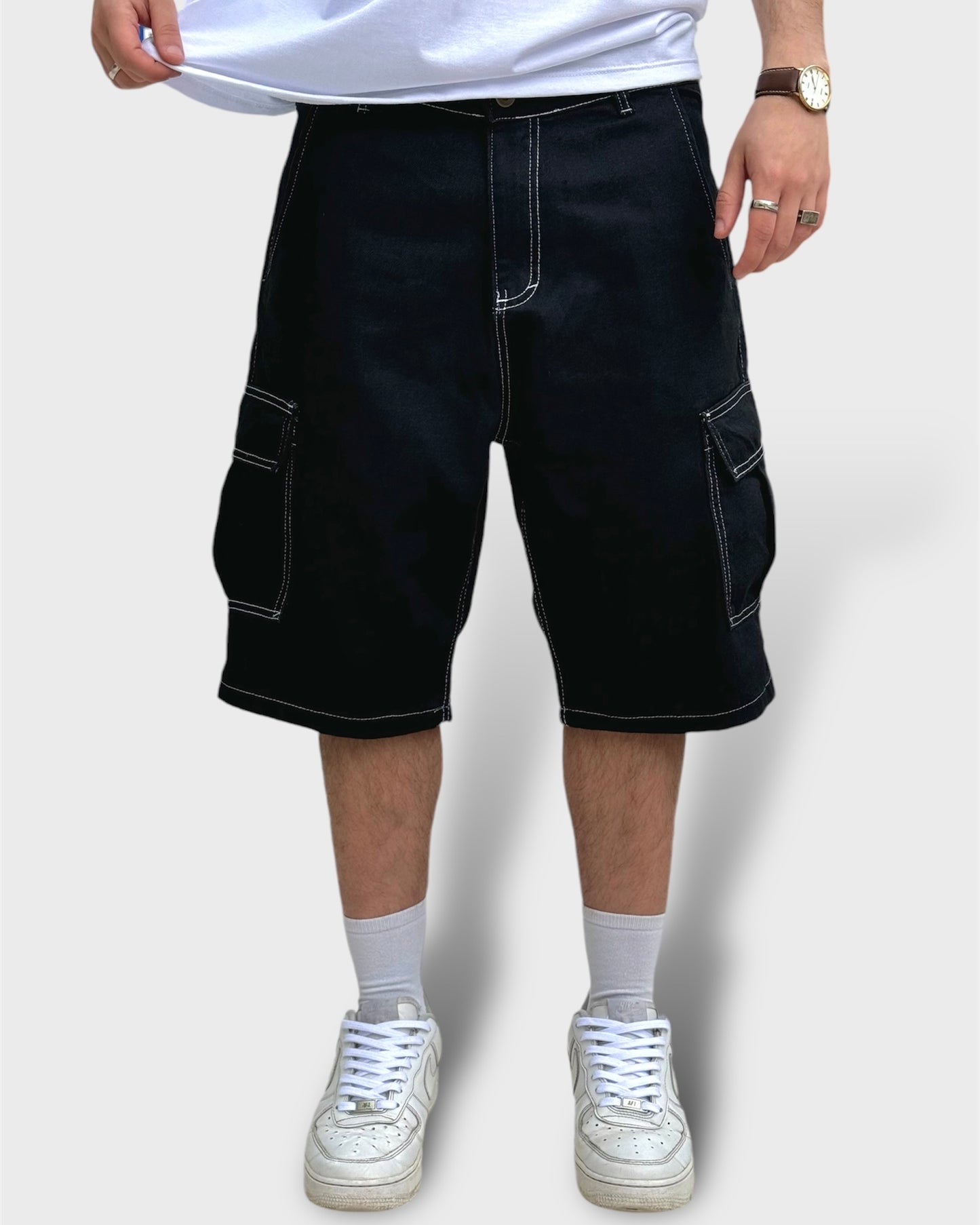 BERMUDA Baggy Cargo By Black