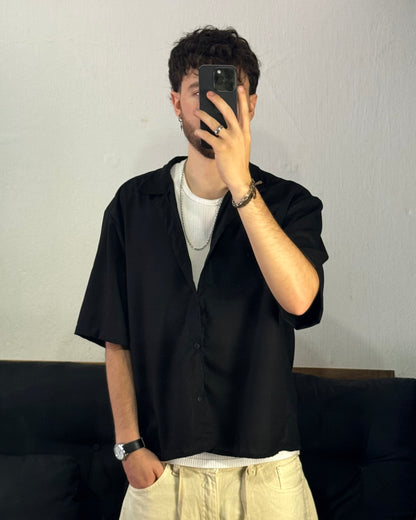Camisa BOS Boxy fit Negro