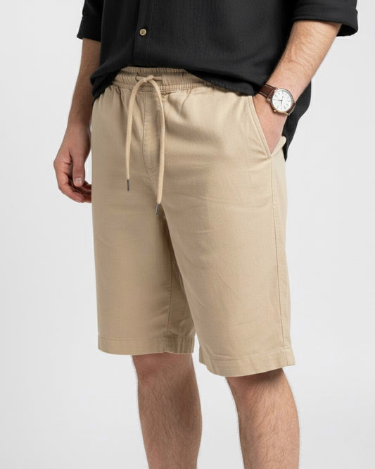 BERMUDA de LINO Beige