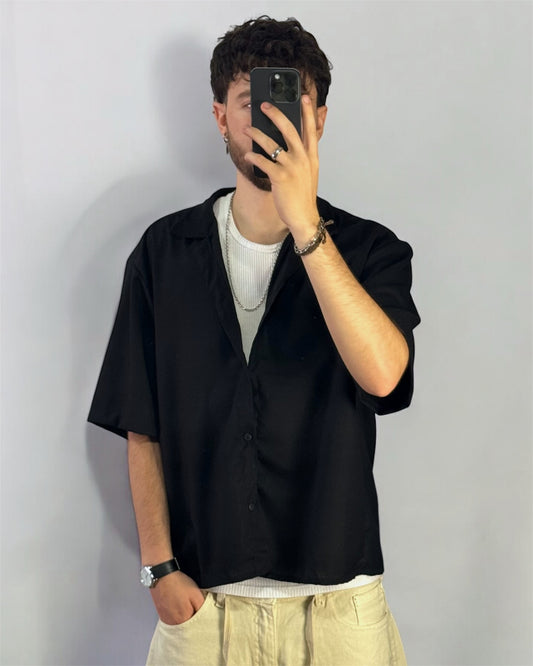 Camisa BOS Boxy fit Negro