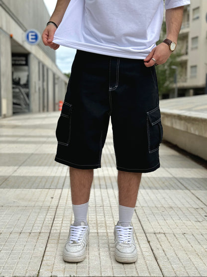 BERMUDA Baggy Cargo By Black
