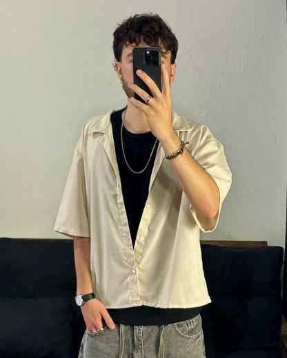 Camisa SAMM Boxy fit Beige