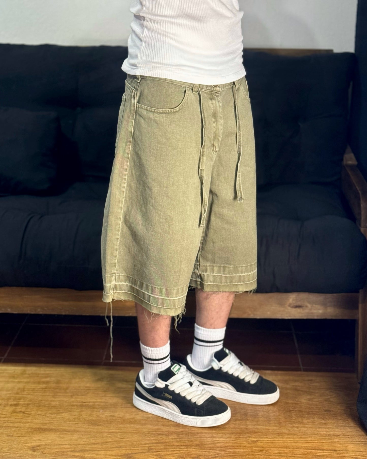 Bermuda BAGGY Matcha Green