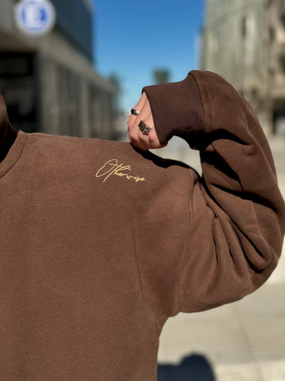 HOODIE CHOCOLATE GOLD