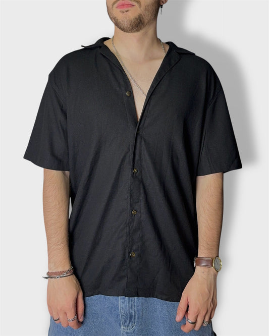 CAMISA OVER black