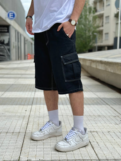 BERMUDA Baggy Cargo By Black