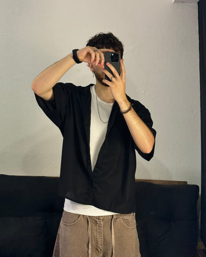 Camisa BOS Boxy fit Negro