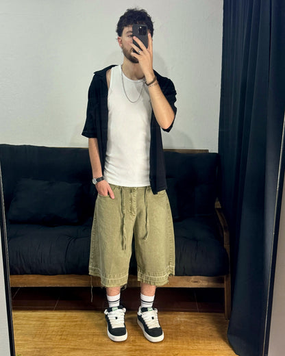 Bermuda BAGGY Matcha Green