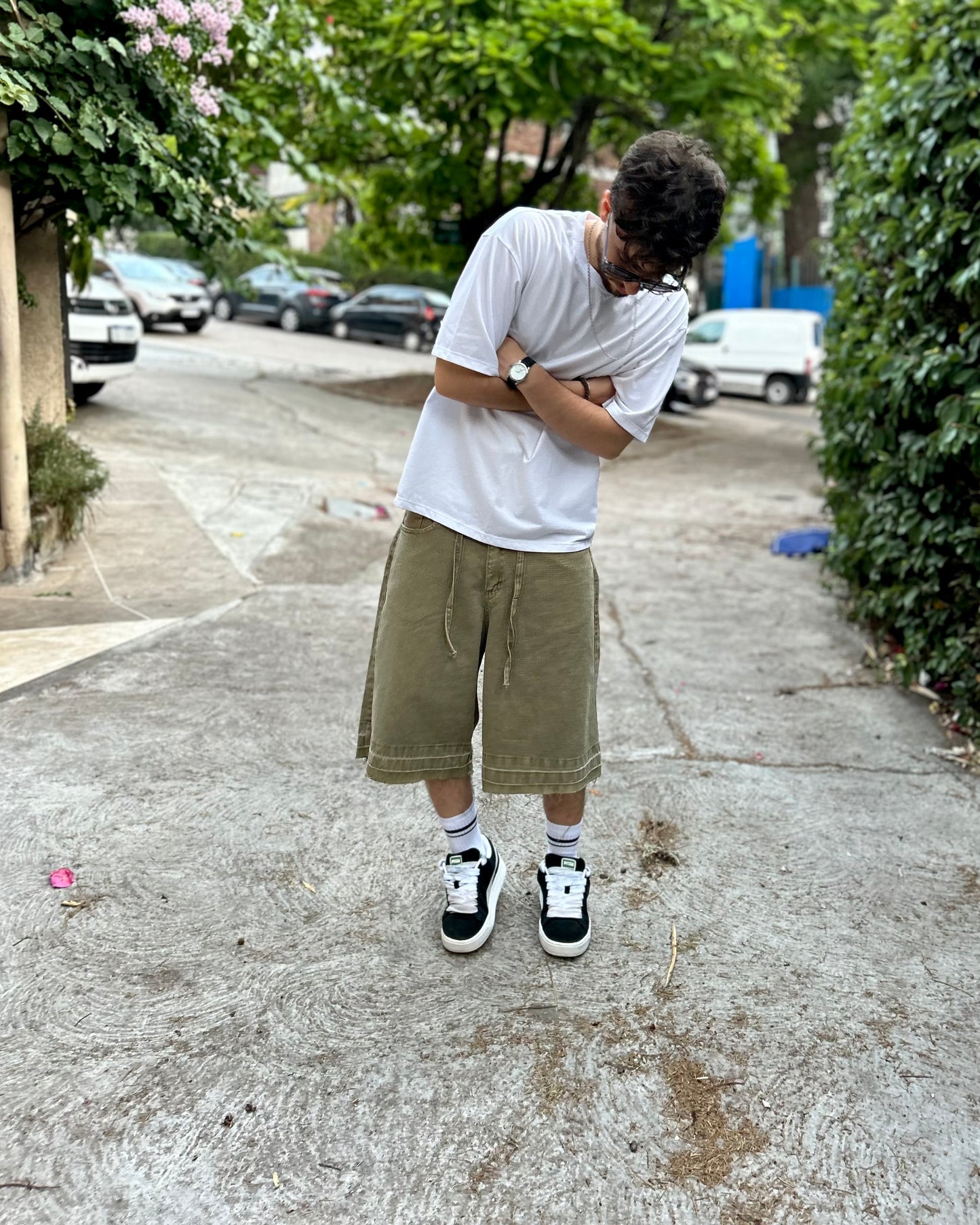 Bermuda BAGGY Matcha Green