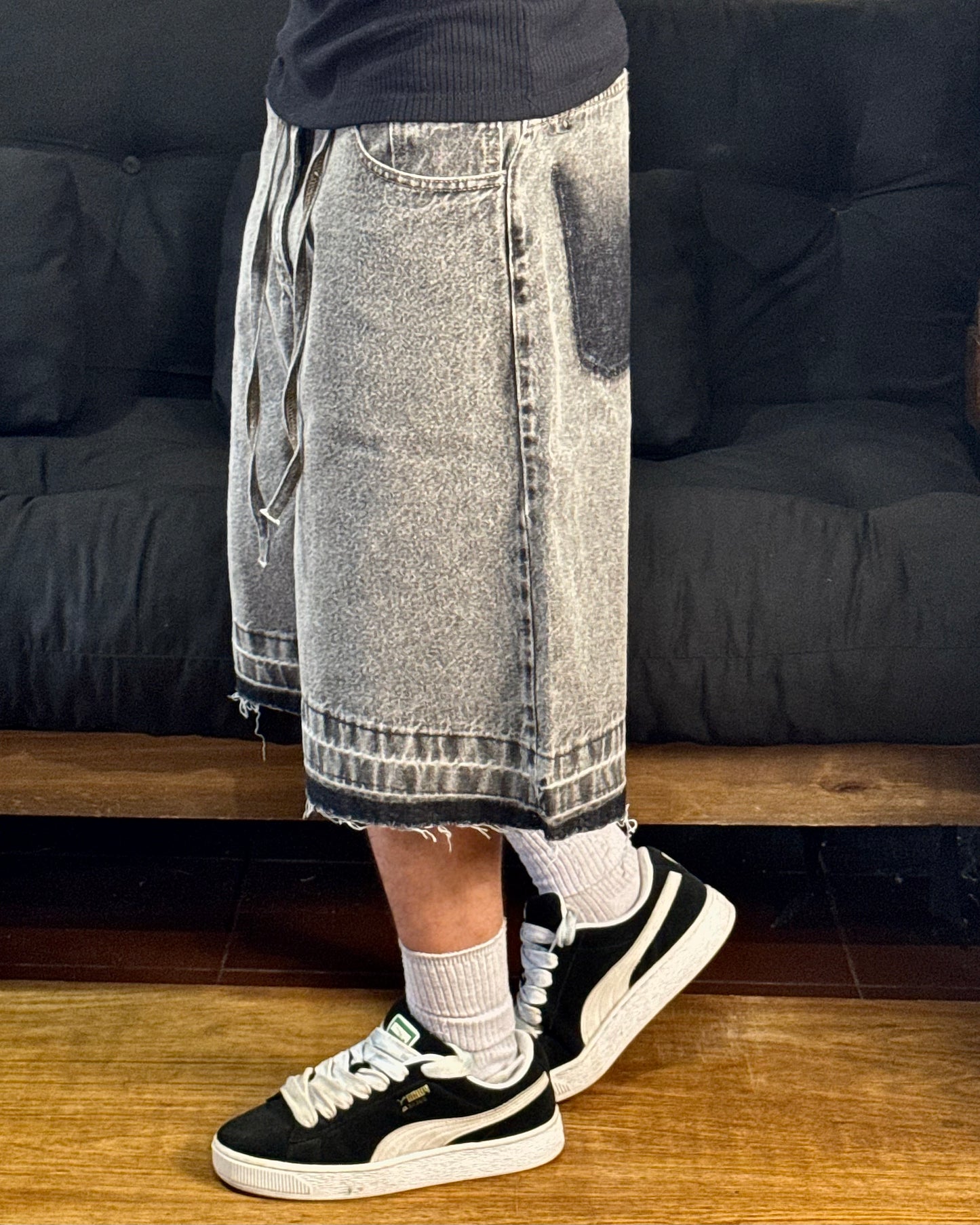 Bermuda BAGGY Mott Gris