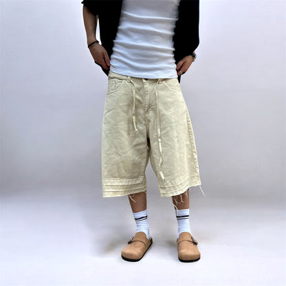 Bermuda BAGGY Beige Creem