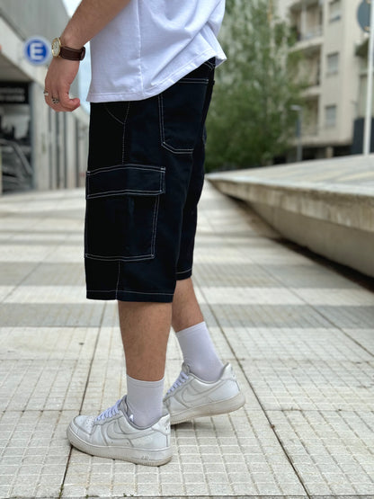 BERMUDA Baggy Cargo By Black