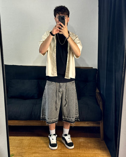 Bermuda BAGGY Mott Gris