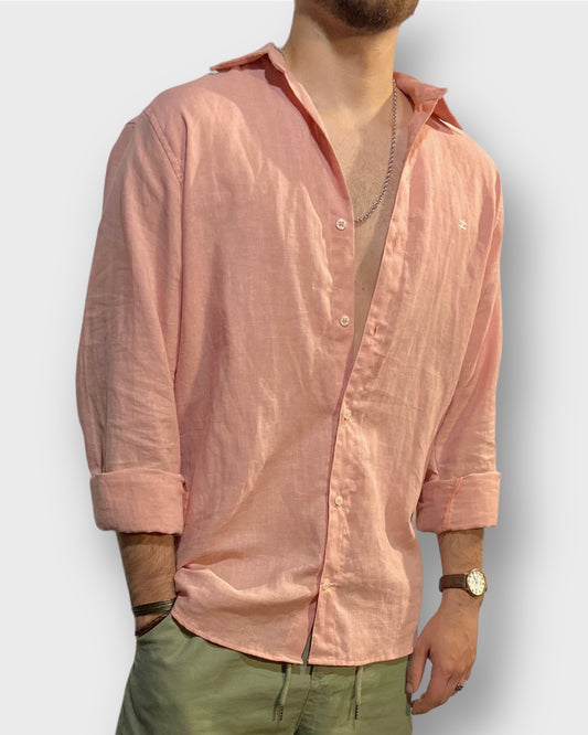 CAMISA Lino Salmón