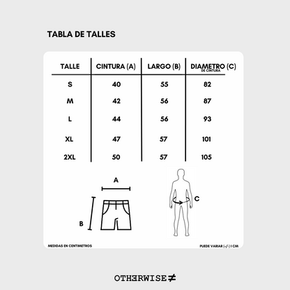 BERMUDA Baggy Cargo By Black