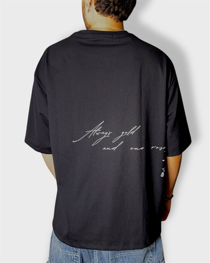 REMERA OVER-BOXY negra